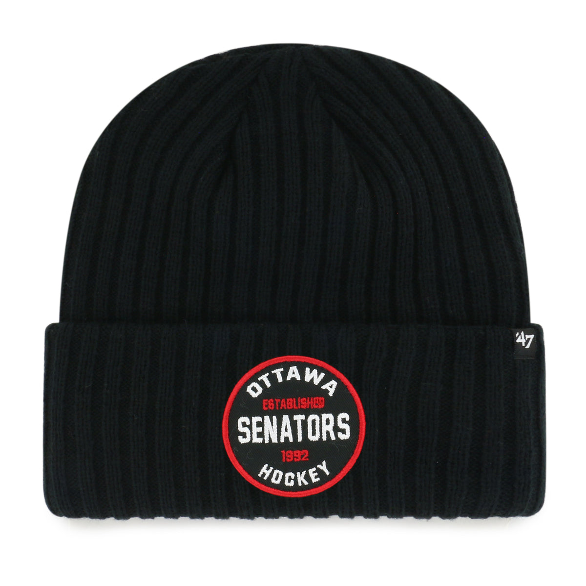 OTTAWA SENATORS RIBBED SNOWDRIFT '47 CUFF KNIT