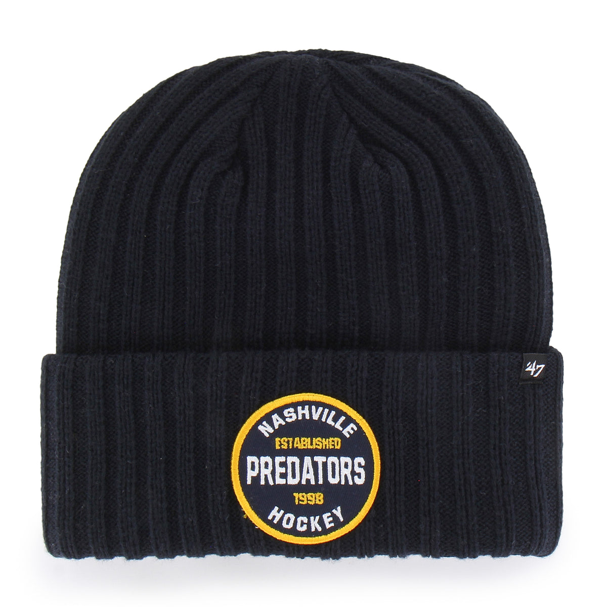NASHVILLE PREDATORS RIBBED SNOWDRIFT '47 CUFF KNIT