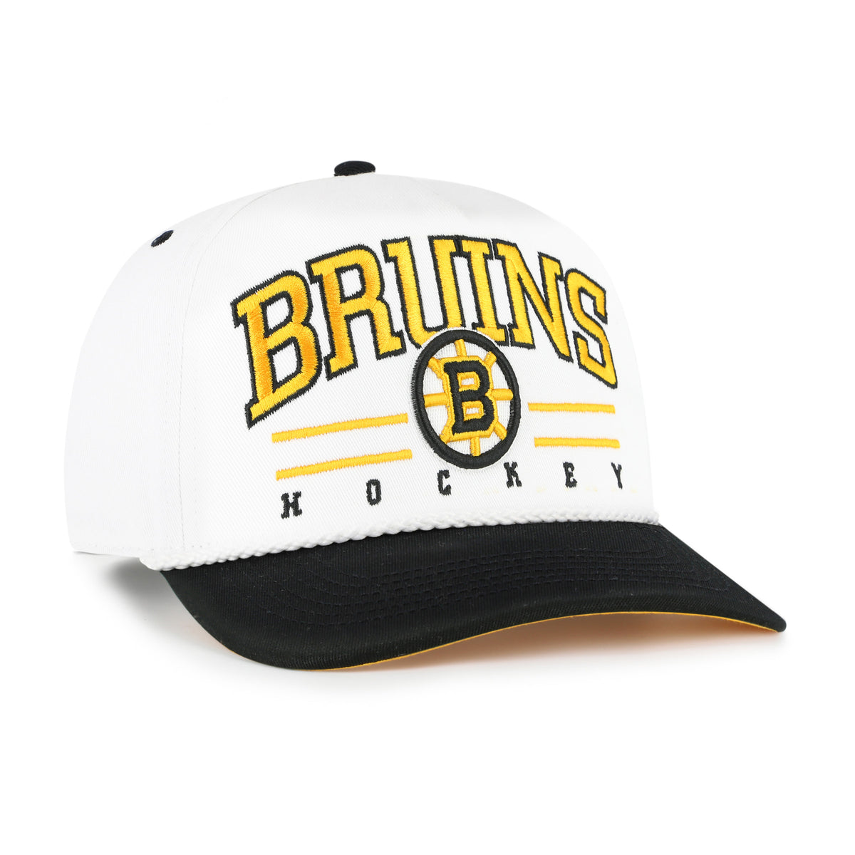 BOSTON BRUINS ROSCOE ROPE TWO TONE '47 HITCH