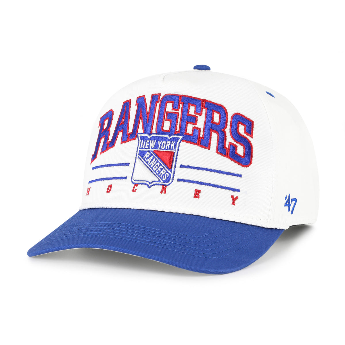 NEW YORK RANGERS ROSCOE ROPE TWO TONE '47 HITCH