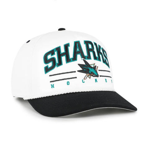 SAN JOSE SHARKS ROSCOE ROPE TWO TONE '47 HITCH
