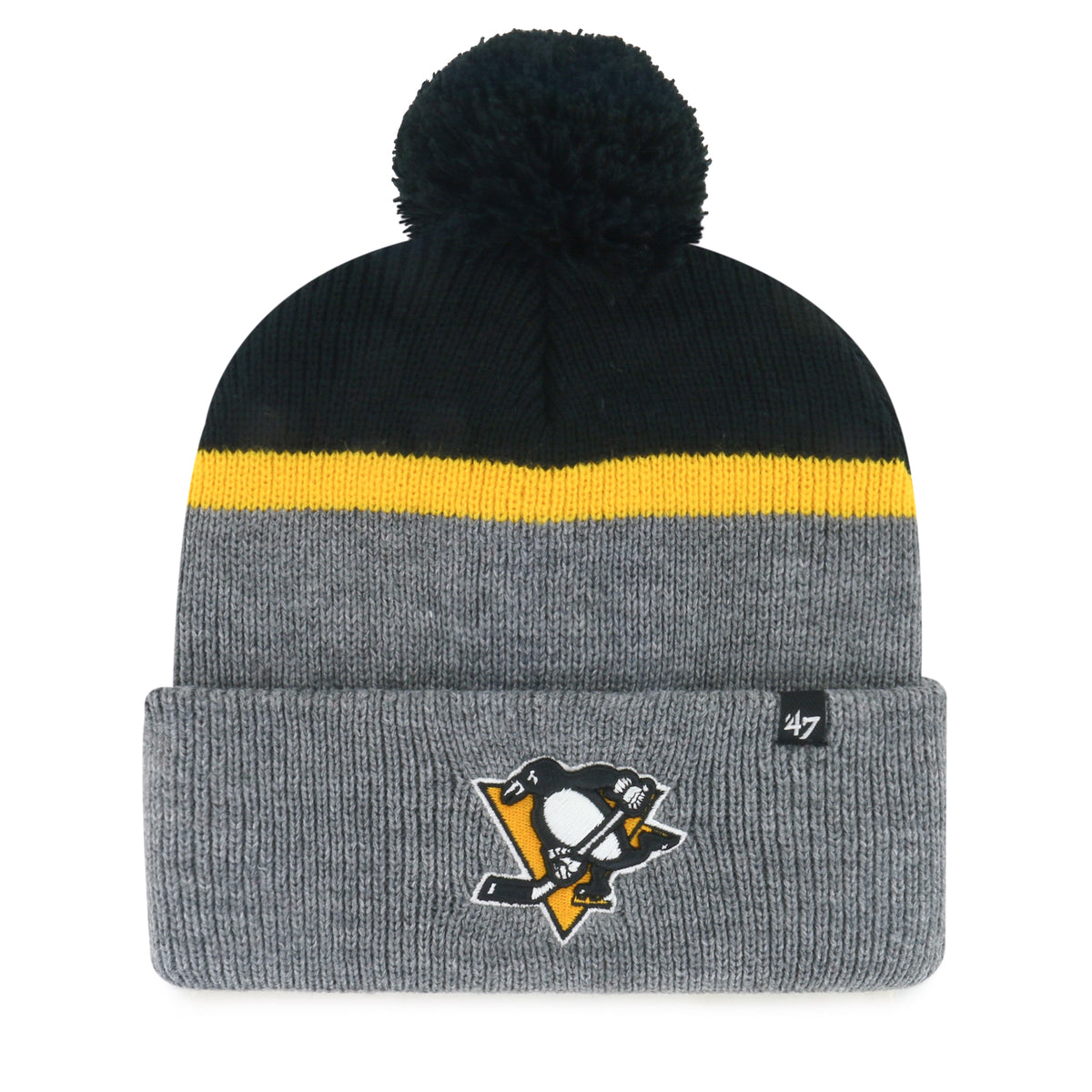 PITTSBURGH PENGUINS SPLIT SHADOW '47 CUFF KNIT