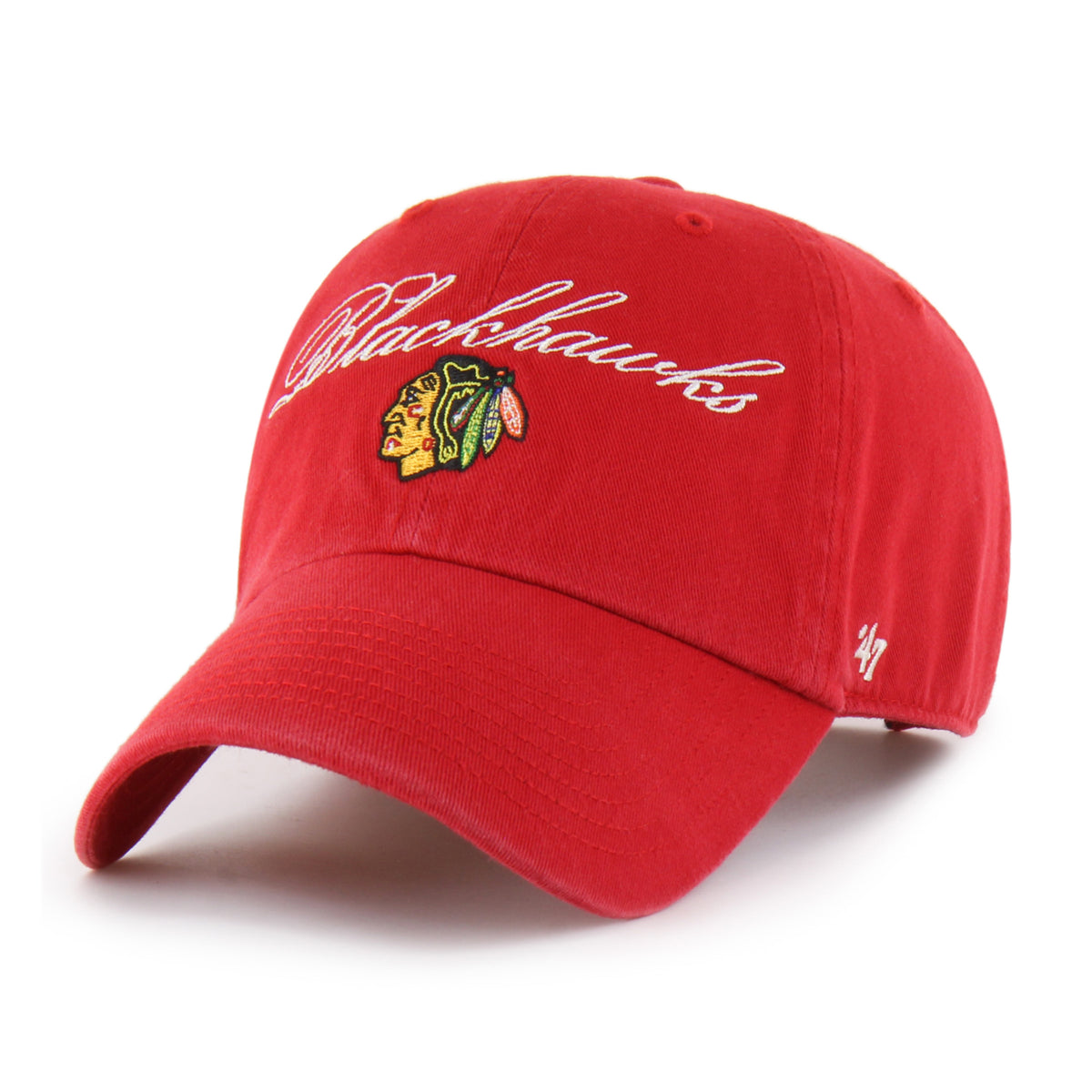 CHICAGO BLACKHAWKS SCRIPT '47 CLEAN UP