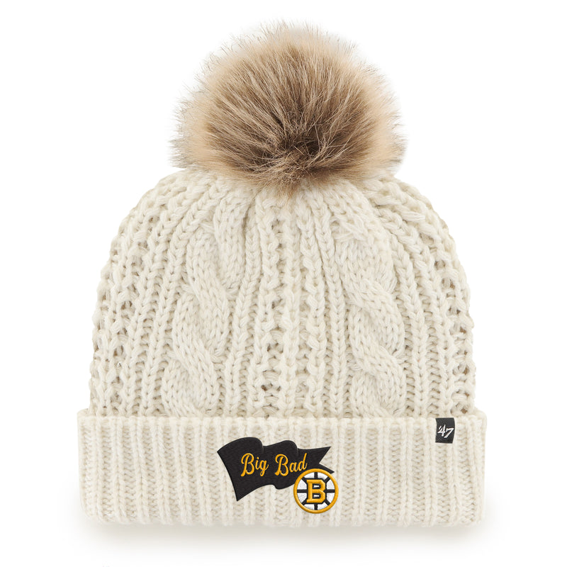 BOSTON BRUINS WAVE BANNER '47 MEEKO CUFF KNIT WOMENS