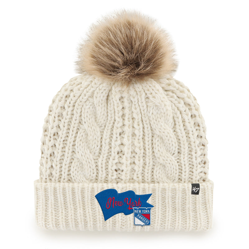 NEW YORK RANGERS WAVE BANNER '47 MEEKO CUFF KNIT WOMENS
