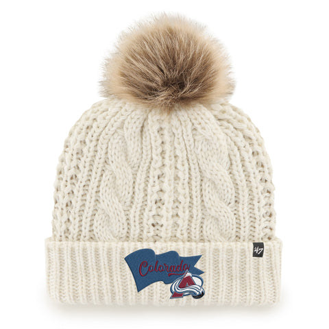 COLORADO AVALANCHE WAVE BANNER '47 MEEKO CUFF KNIT WOMENS