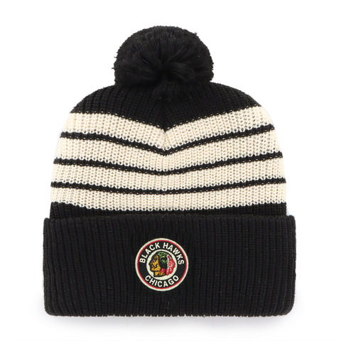 OLD TIME HOCKEY CHICAGO BLACKHAWKS VINTAGE BARN '47 CUFF KNIT