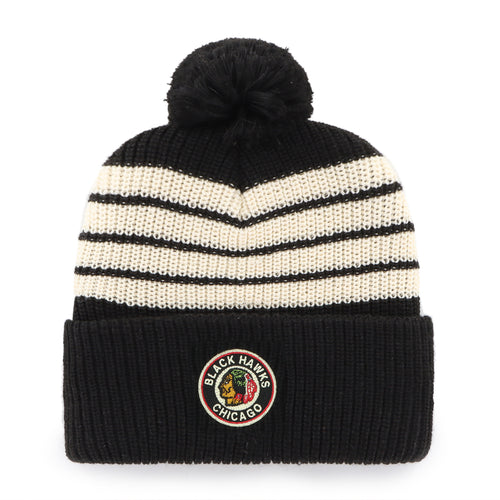 OLD TIME HOCKEY CHICAGO BLACKHAWKS VINTAGE BARN '47 CUFF KNIT