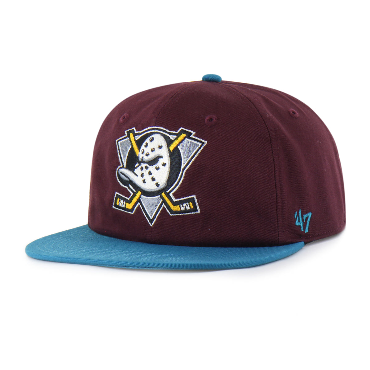 OLD TIME HOCKEY ANAHEIM DUCKS VINTAGE DEBUT '47 CAPTAIN RL RELAXED FIT