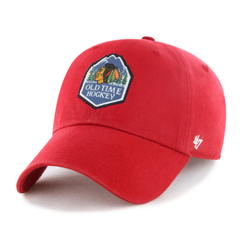 OLD TIME HOCKEY CHICAGO BLACKHAWKS ICY DAWN '47 CLEAN UP