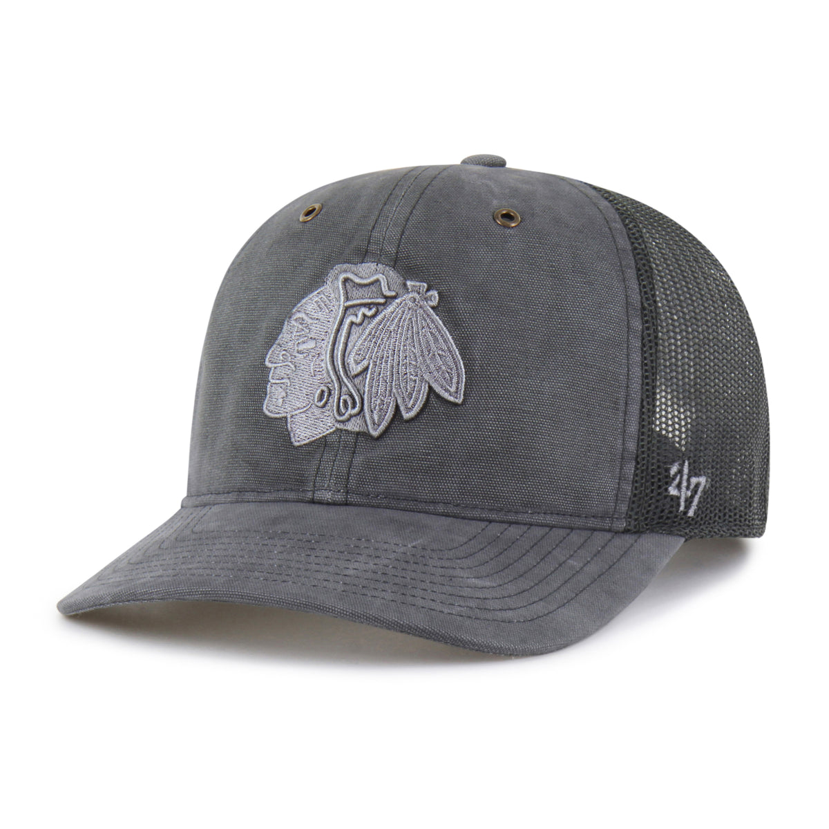 CHICAGO BLACKHAWKS CARHARTT DYED '47 TRUCKER RF RELAXED FIT