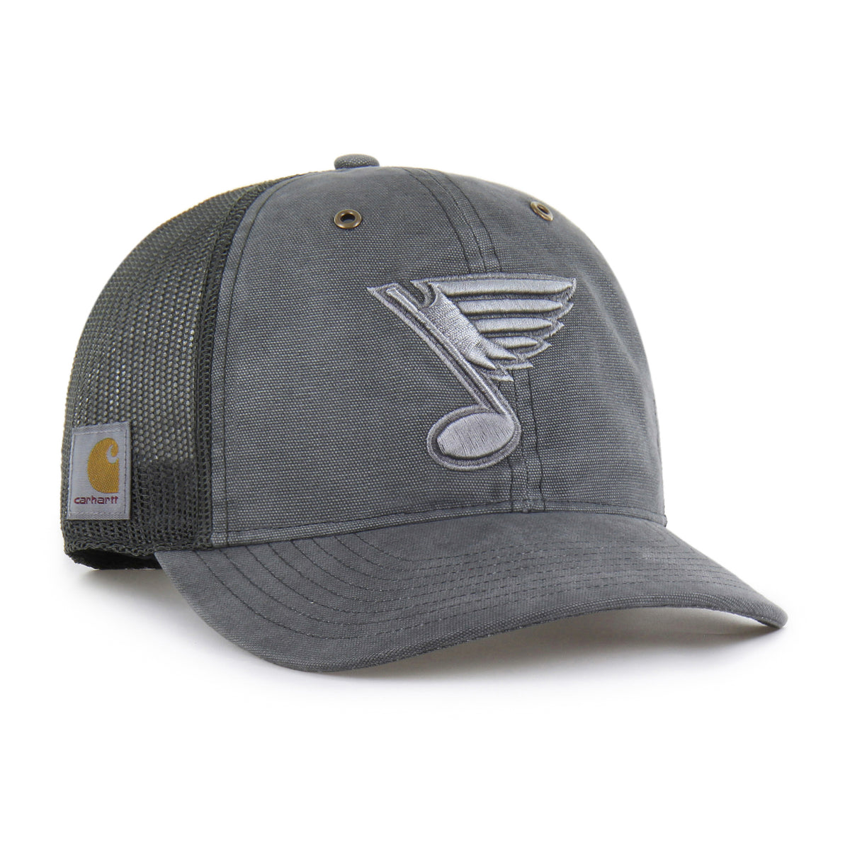 ST LOUIS BLUES CARHARTT DYED '47 TRUCKER RF RELAXED FIT