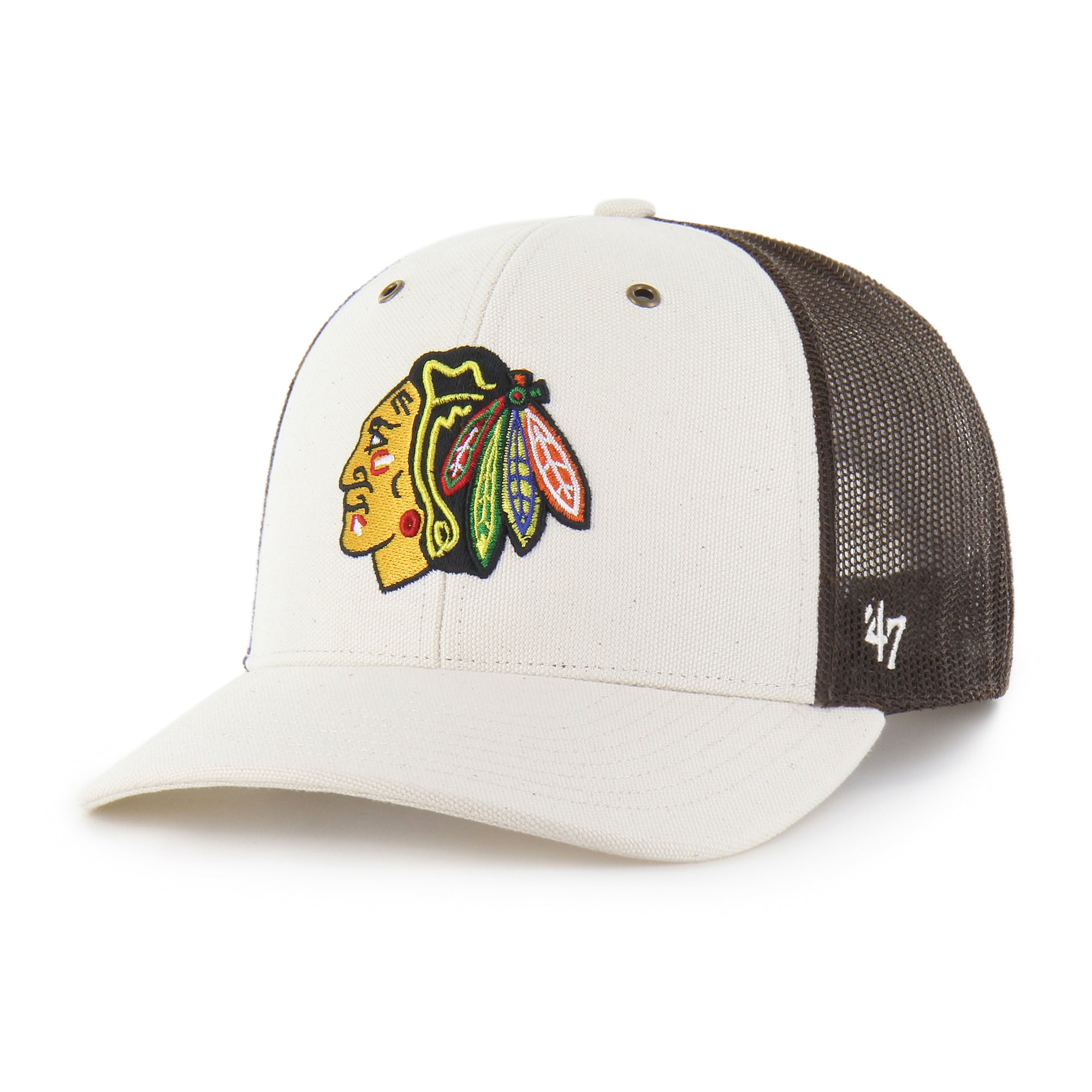 Chicago Blackhawks Carhartt Undyed '47 Trucker
