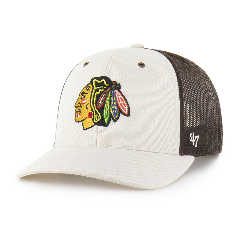 Chicago Blackhawks Carhartt Undyed '47 Trucker