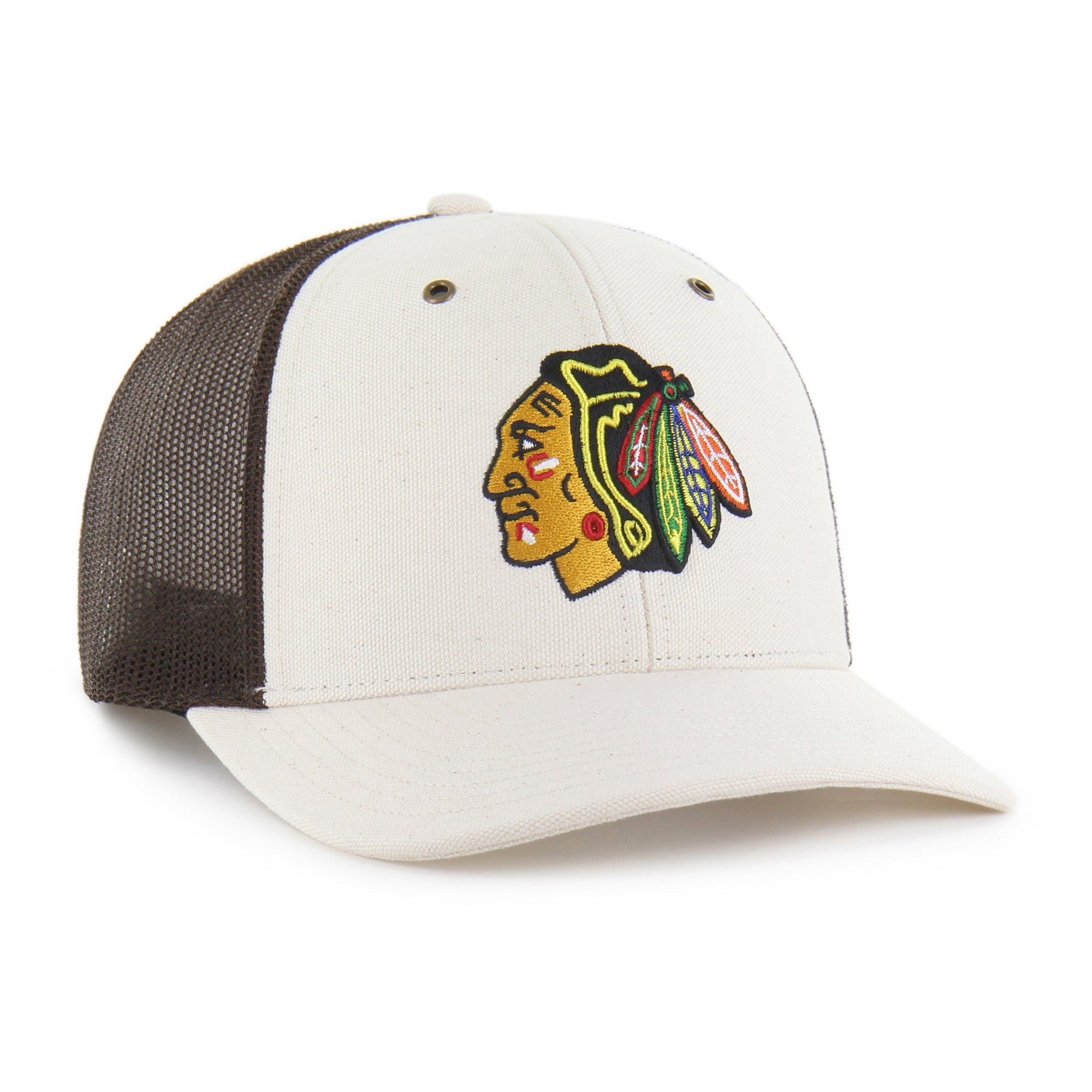 Chicago Blackhawks Carhartt Undyed '47 Trucker