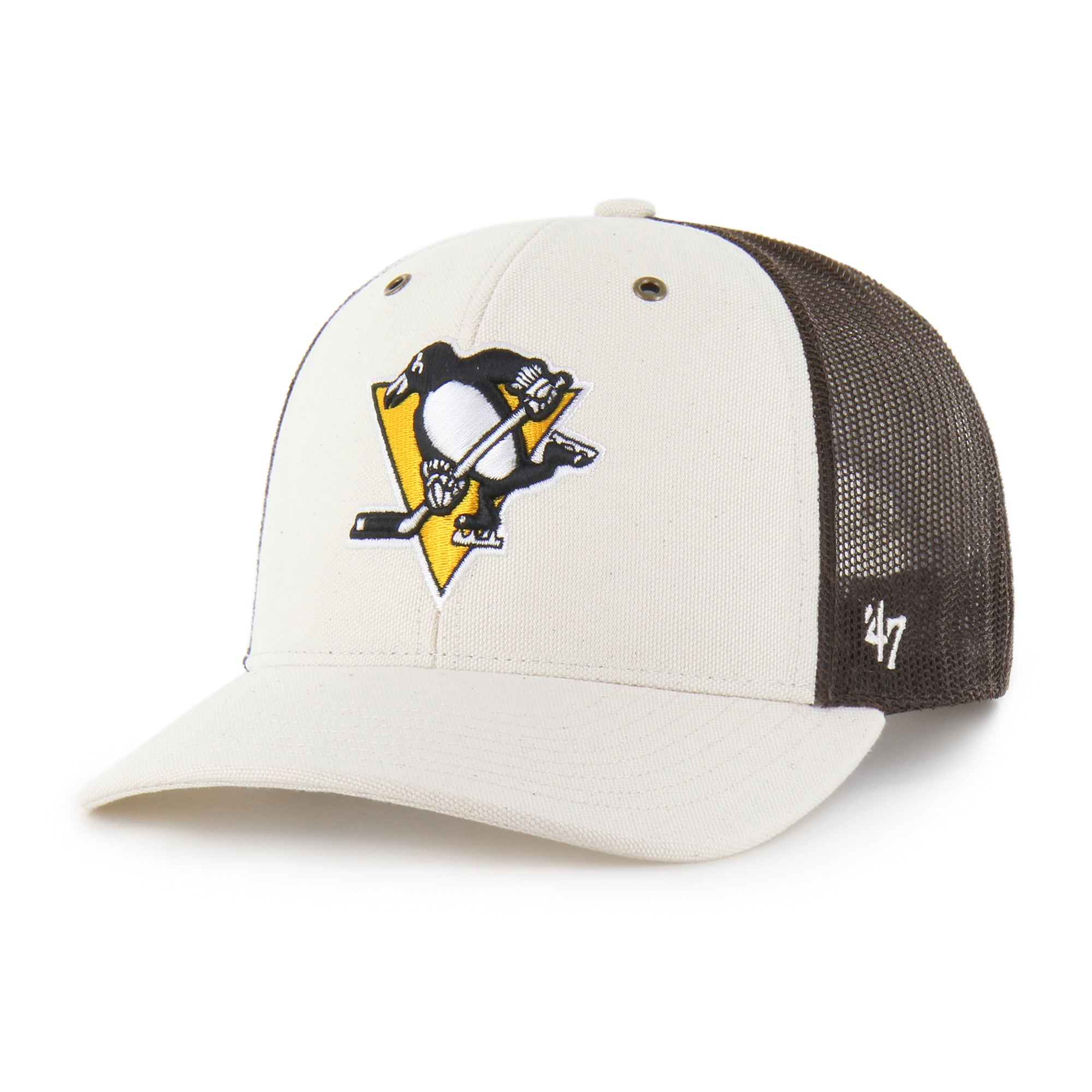 Pittsburgh Penguins Carhartt Undyed '47 Trucker