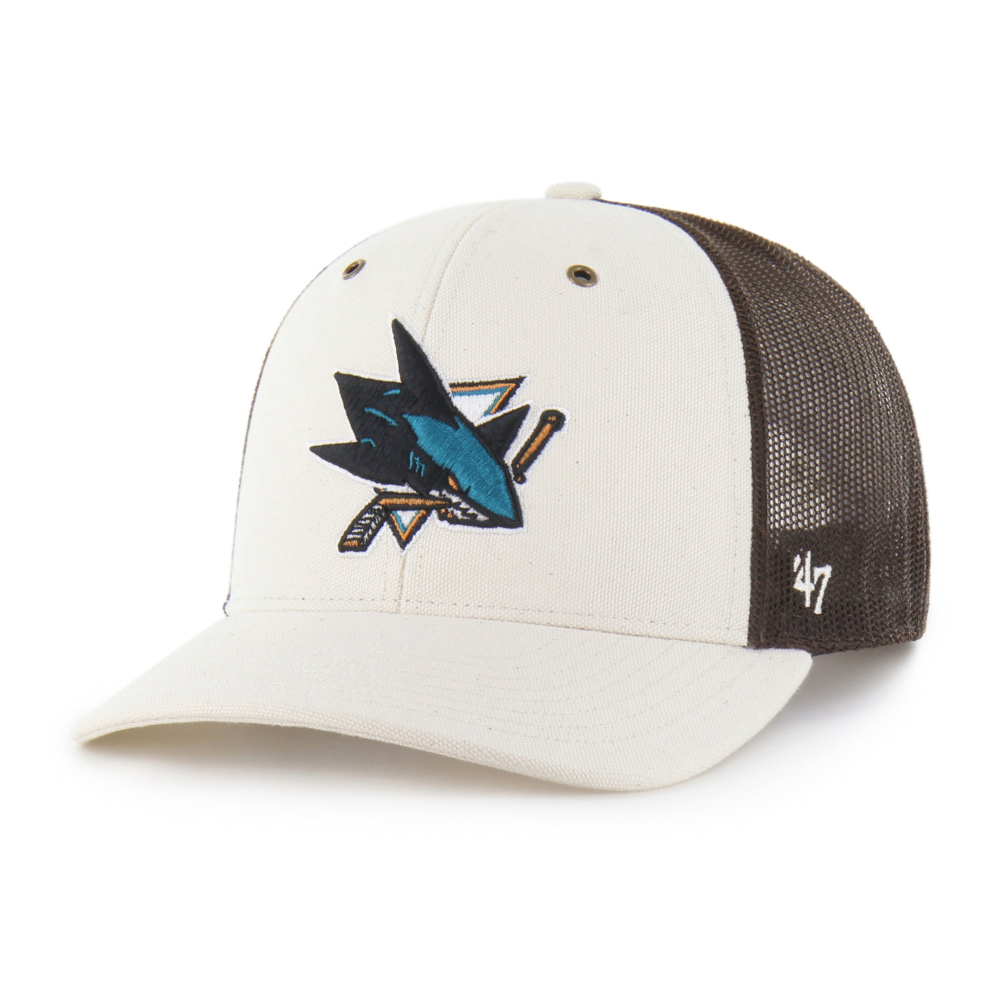 San Jose Sharks Carhartt Undyed '47 Trucker
