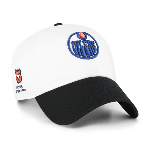 EDMONTON OILERS VINTAGE ASG PUCK DUEL '47 CLEAN UP