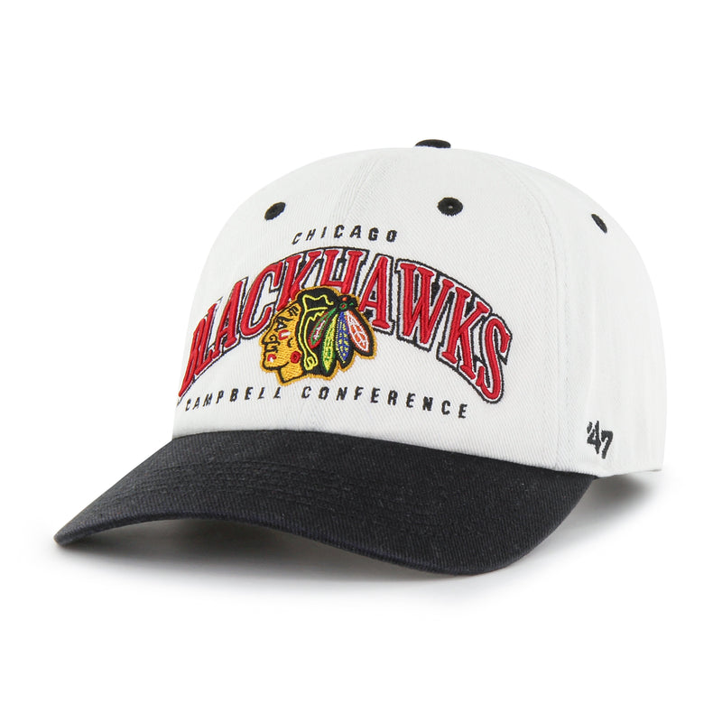 CHICAGO BLACKHAWKS VINTAGE RETRO FREEZE '47 CLEAN UP MF MID FIT