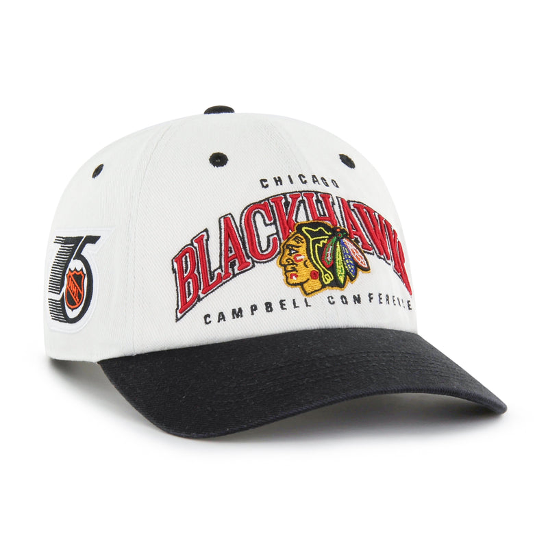CHICAGO BLACKHAWKS VINTAGE RETRO FREEZE '47 CLEAN UP MF MID FIT