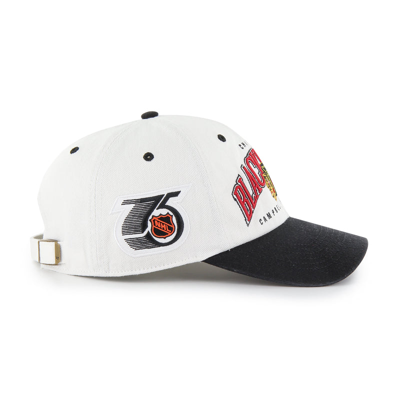 CHICAGO BLACKHAWKS VINTAGE RETRO FREEZE '47 CLEAN UP MF MID FIT
