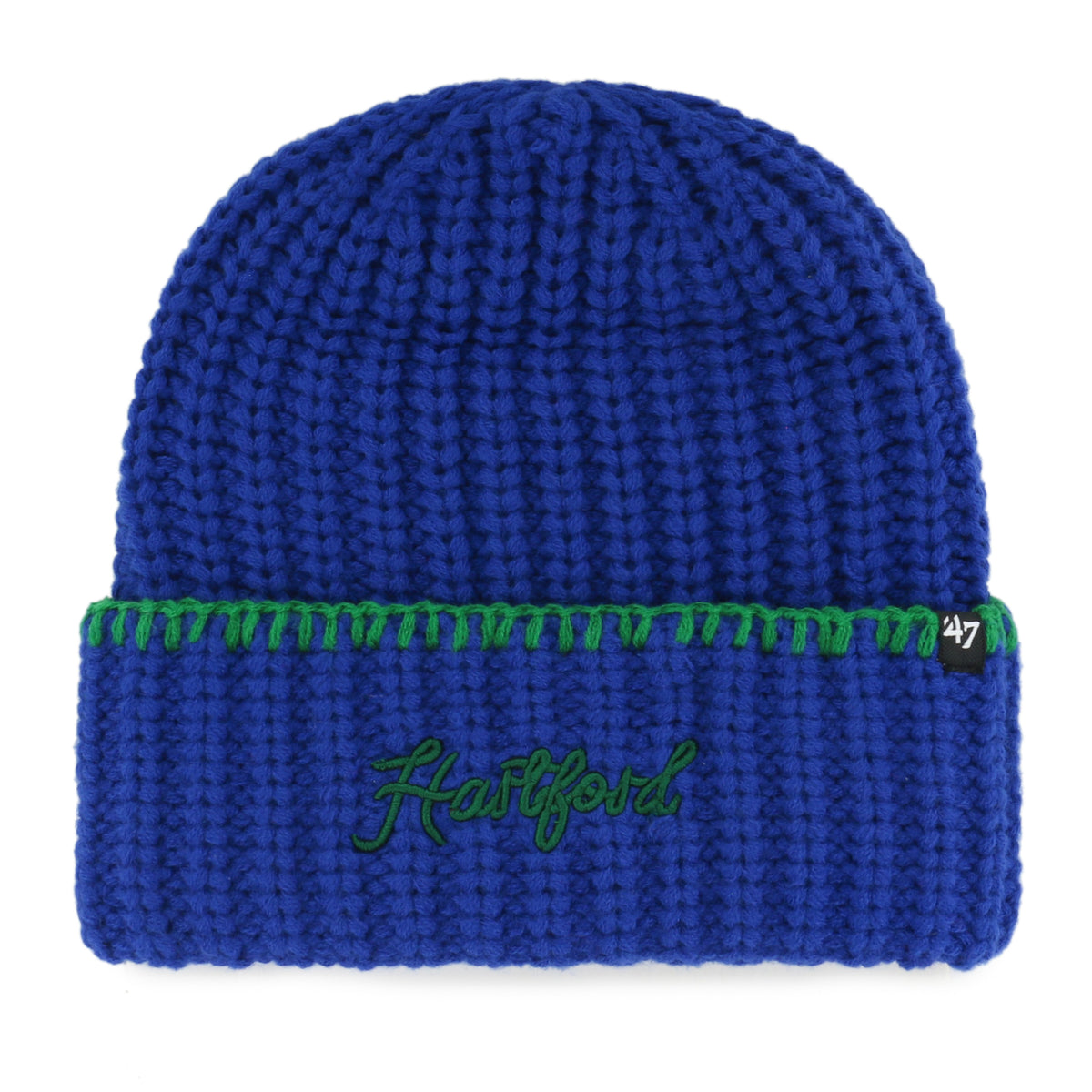 HARTFORD WHALERS VINTAGE BLANKET STITCH '47 CUFF KNIT