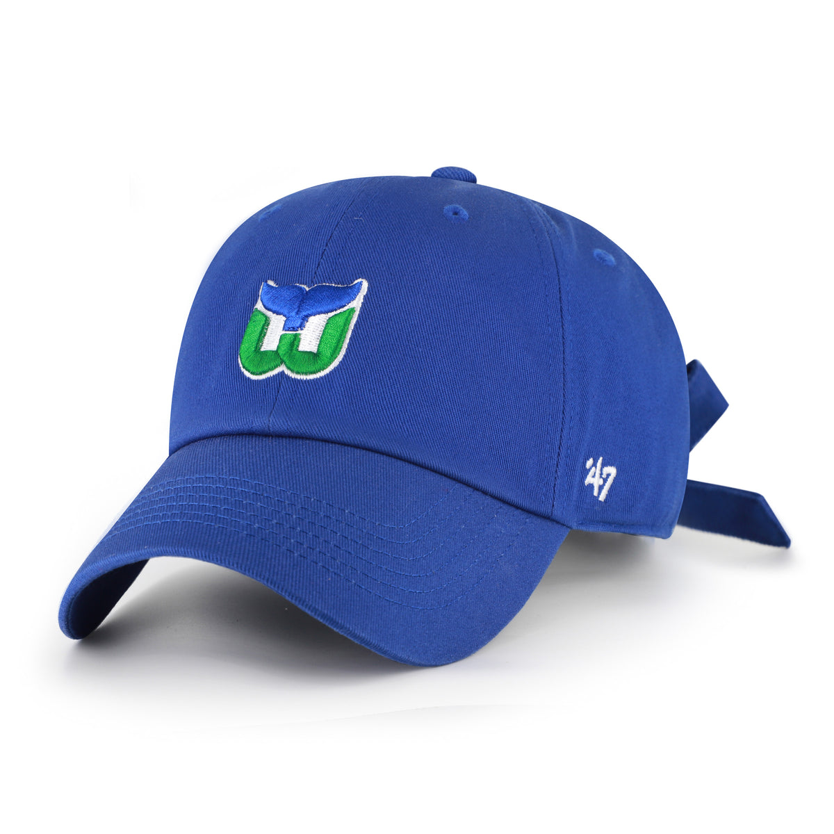 HARTFORD WHALERS VINTAGE BOW BACK '47 CLEAN UP