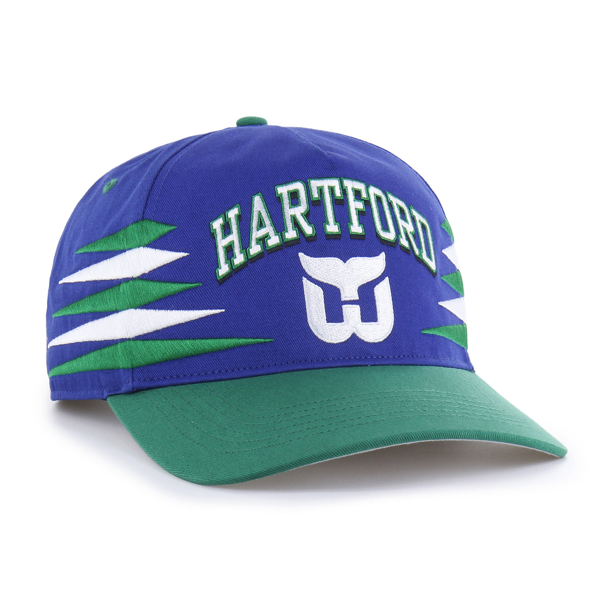 HARTFORD WHALERS VINTAGE DIAMOND CUT '47 HITCH