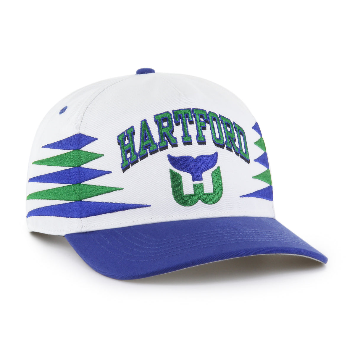 HARTFORD WHALERS VINTAGE DIAMOND CUT '47 HITCH