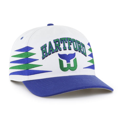 HARTFORD WHALERS VINTAGE DIAMOND CUT '47 HITCH