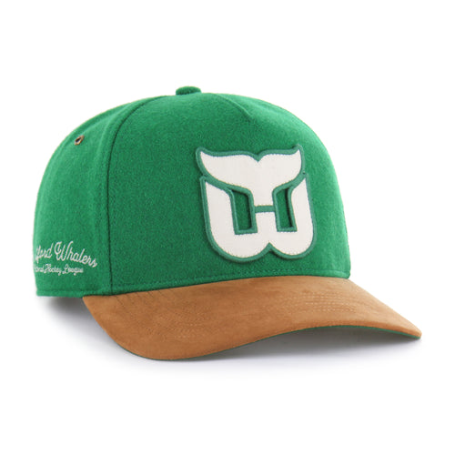 HARTFORD WHALERS VINTAGE GRANDSTAND TWO TONE '47 HITCH