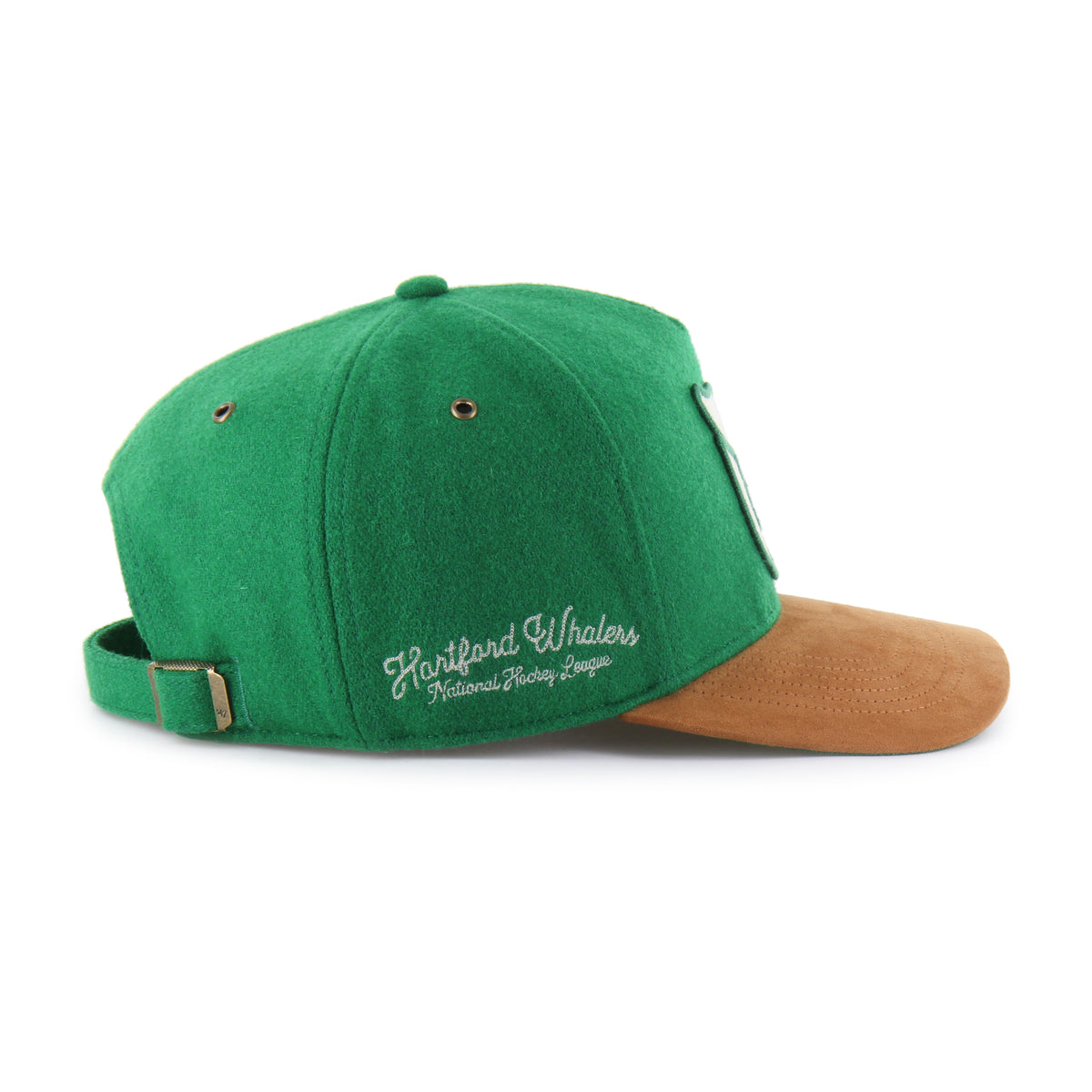 HARTFORD WHALERS VINTAGE GRANDSTAND TWO TONE '47 HITCH
