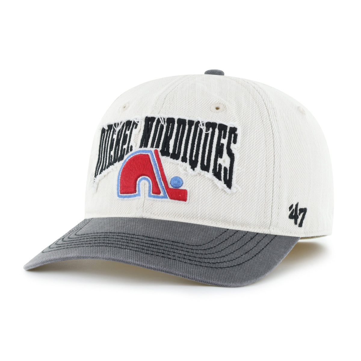 QUEBEC NORDIQUES VINTAGE GROTON '47 FRANCHISE LS