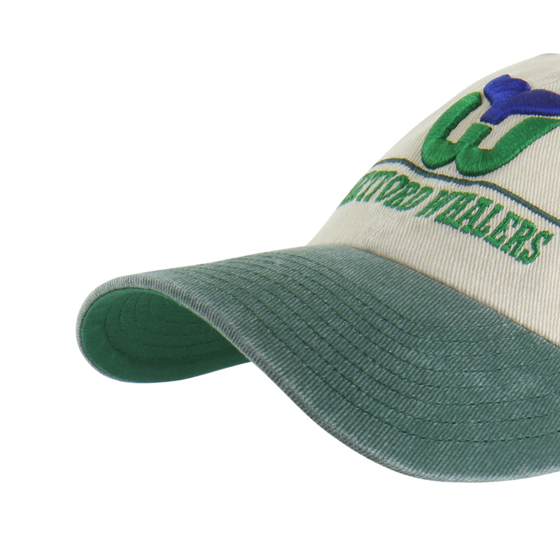 HARTFORD WHALERS VINTAGE LOGO LINE TWO TONE '47 CLEAN UP