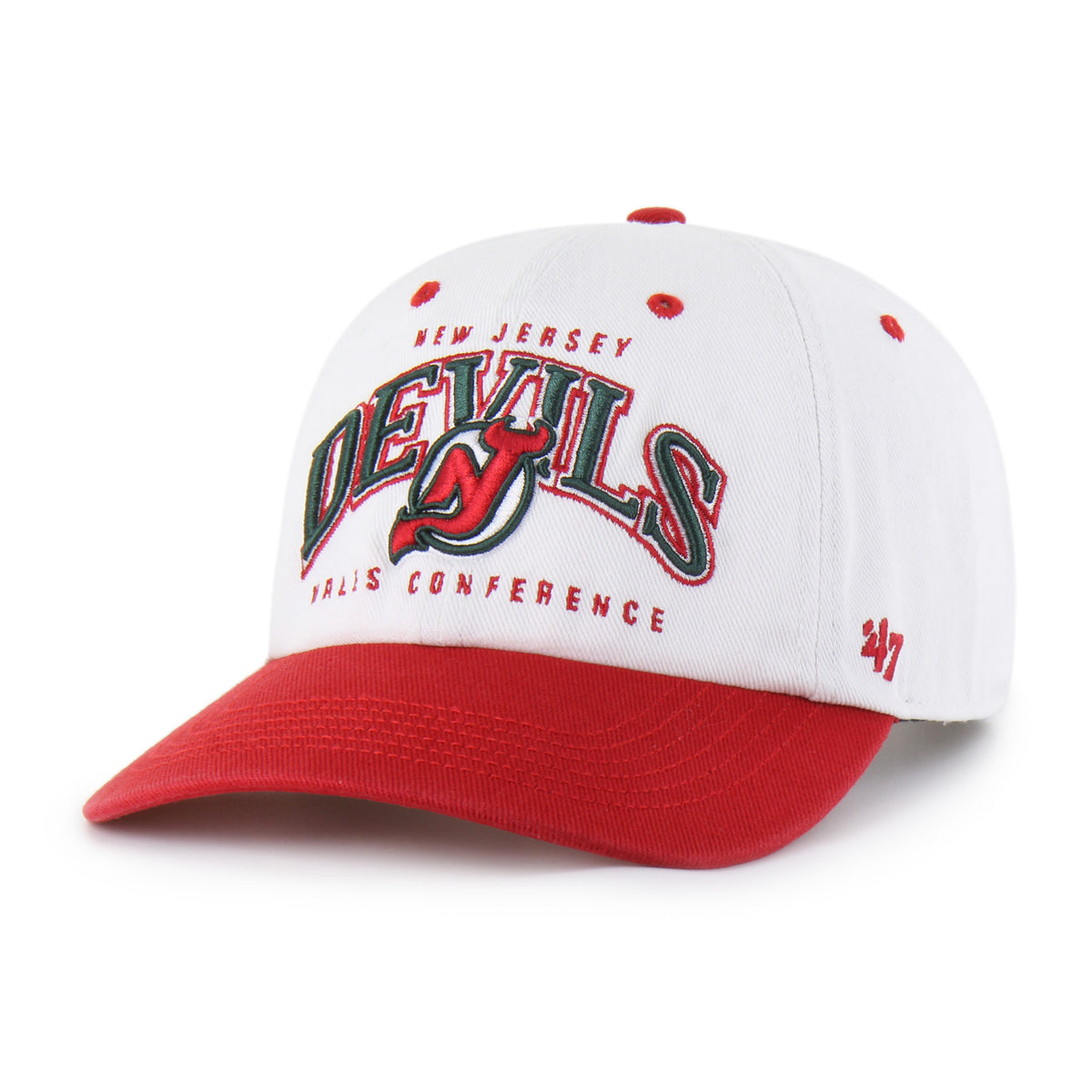 NEW JERSEY DEVILS VINTAGE RETRO FREEZE '47 CLEAN UP MF MID FIT