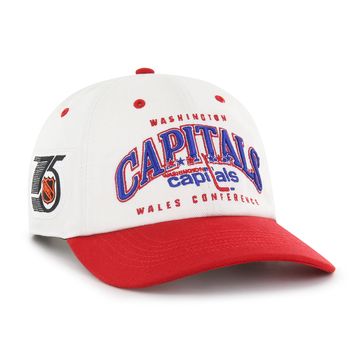 WASHINGTON CAPITALS VINTAGE RETRO FREEZE '47 CLEAN UP MF MID FIT