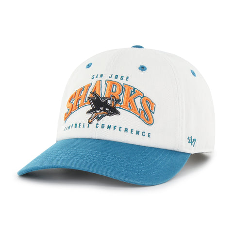 SAN JOSE SHARKS VINTAGE RETRO FREEZE '47 CLEAN UP MF MID FIT