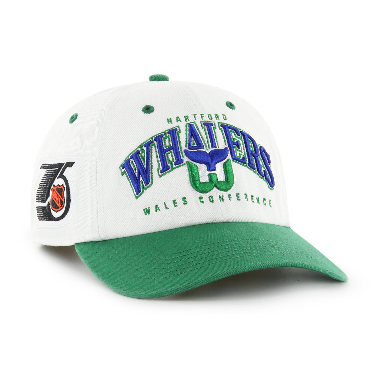 HARTFORD WHALERS VINTAGE RETRO FREEZE '47 CLEAN UP MF MID FIT