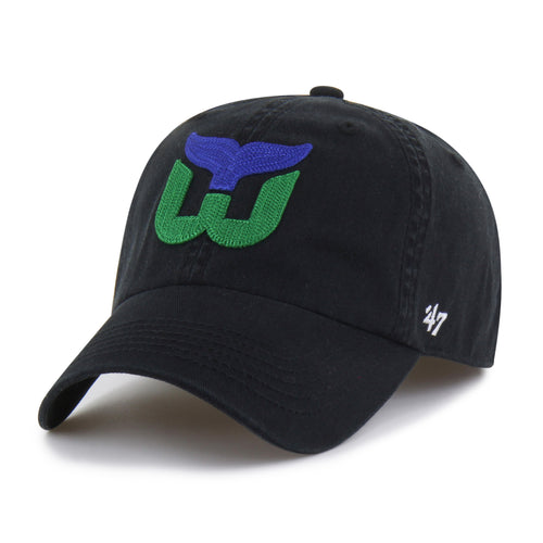 HARTFORD WHALERS VINTAGE SMALL BACK SHIELD '47 FRANCHISE