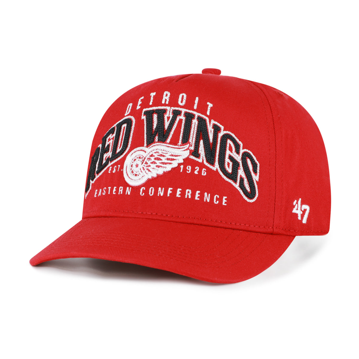 DETROIT RED WINGS VINTAGE SMALL BACK SHIELD '47 HITCH