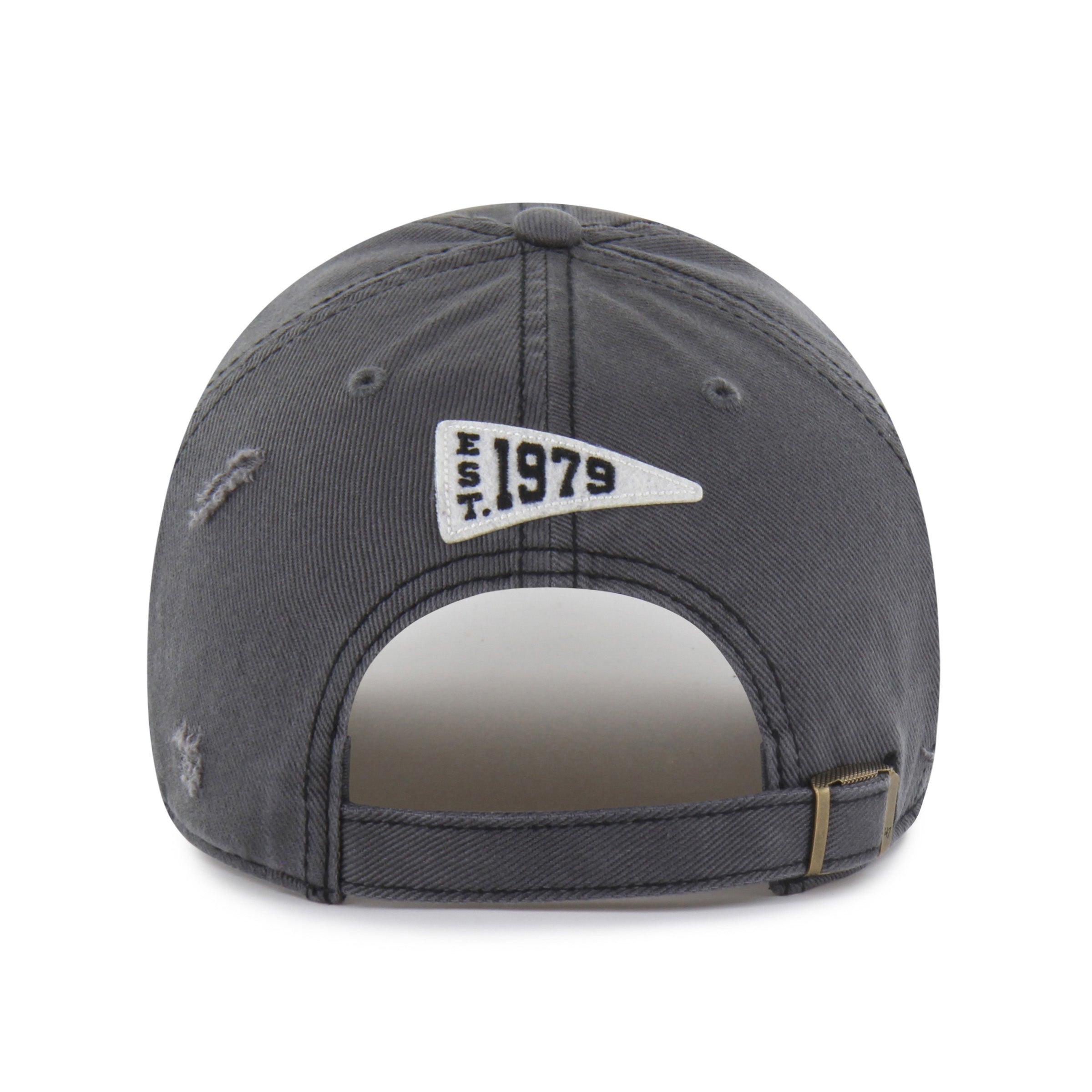 DENIMDUNGAREE alphabet felt CAP グレー QUEBEC NORDIQUES VINTAGE SEYMOORE '47 CLEAN UP - Grey