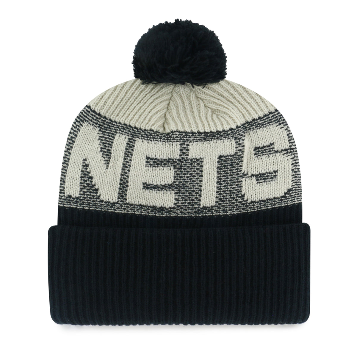 BROOKLYN NETS BONE CHILL '47 CUFF KNIT