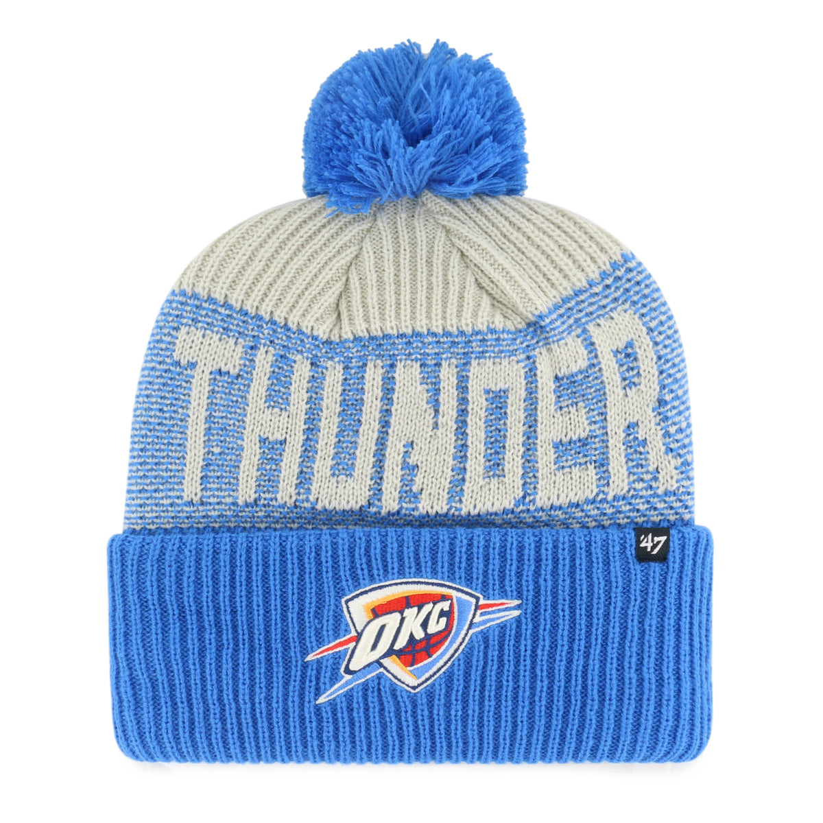 OKLAHOMA CITY THUNDER BONE CHILL '47 CUFF KNIT