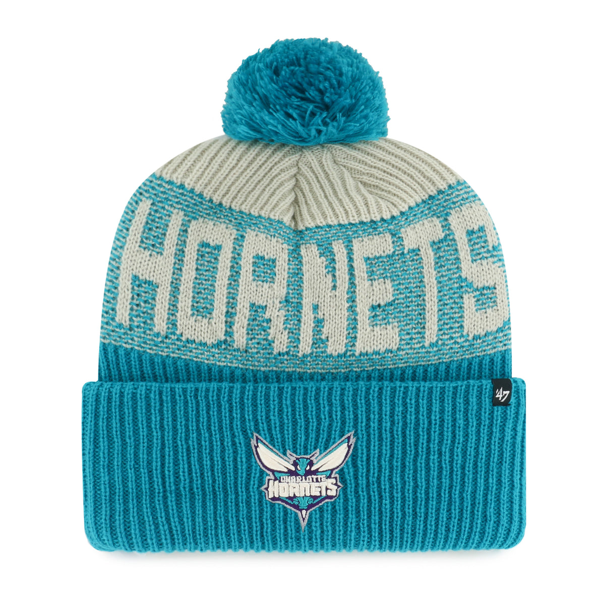 CHARLOTTE HORNETS BONE CHILL '47 CUFF KNIT