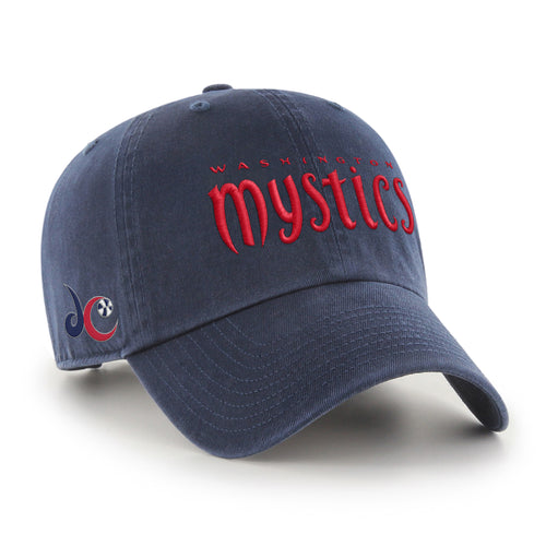WASHINGTON MYSTICS BALLPARK SCRIPT SHOT '47 CLEAN UP
