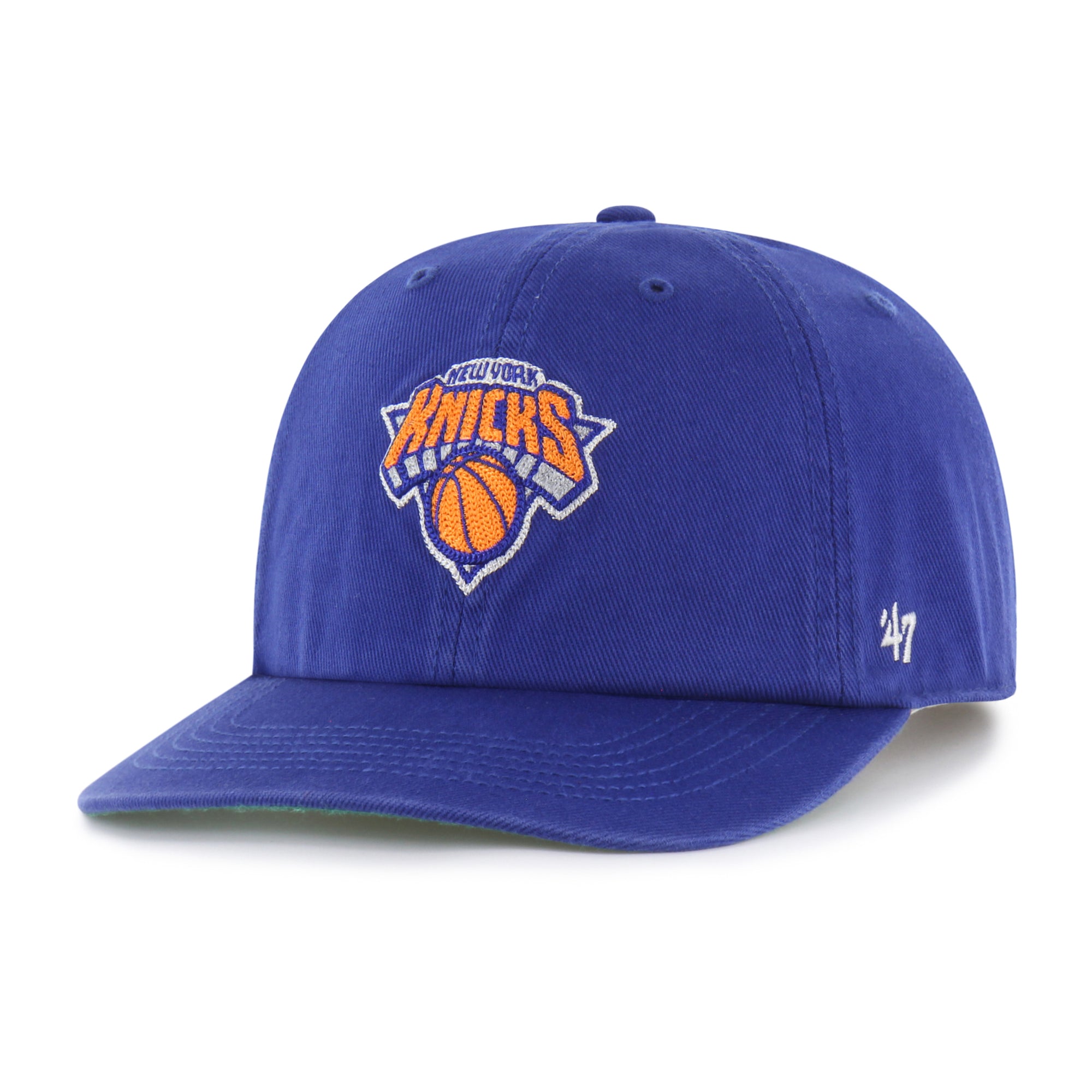 NEW YORK KNICKS CHAIN SIDE STITCH '47 CLEAN UP FLAT BRIM
