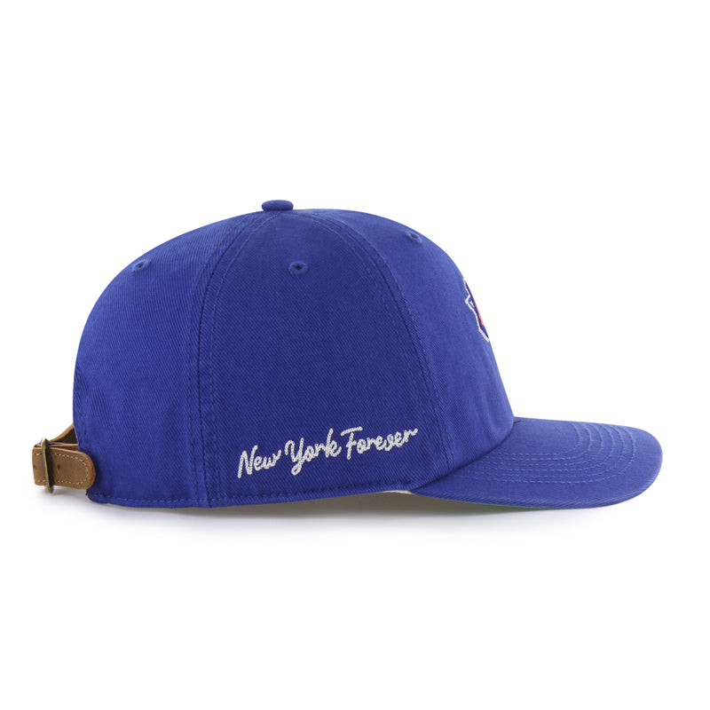 NEW YORK KNICKS CHAIN SIDE STITCH '47 CLEAN UP FLAT BRIM
