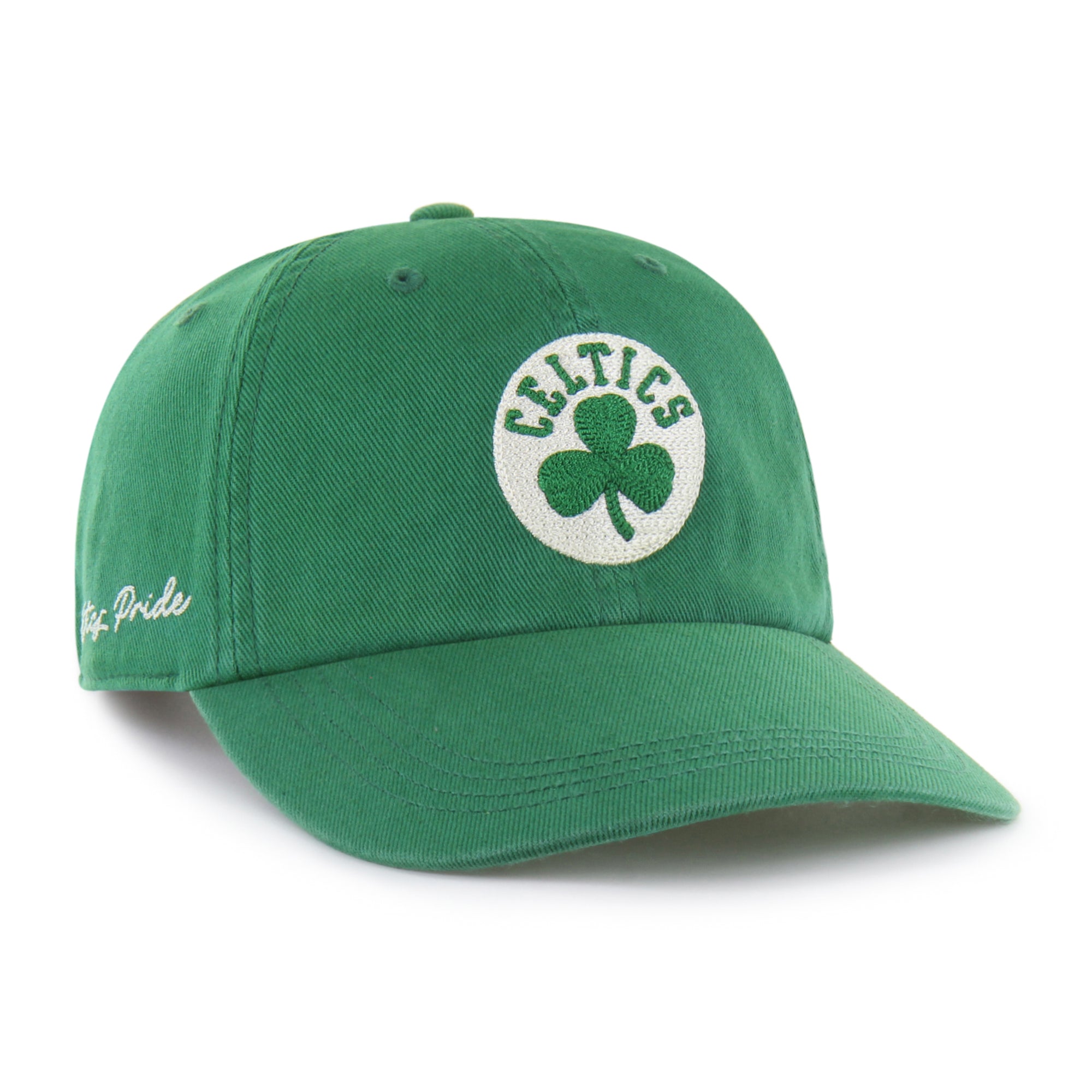 BOSTON CELTICS CHAIN SIDE STITCH '47 CLEAN UP LONG VISOR