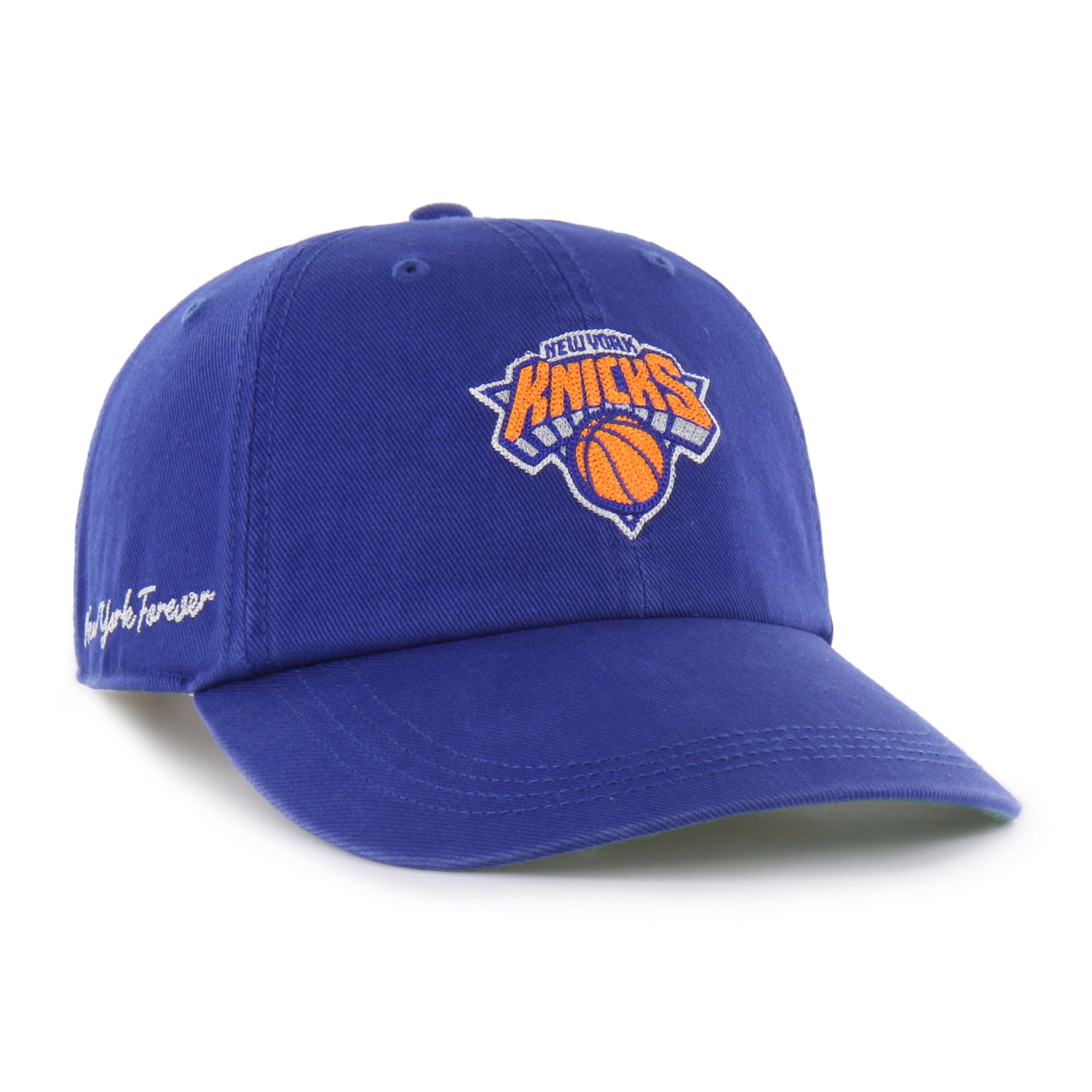 NEW YORK KNICKS CHAIN SIDE STITCH '47 CLEAN UP LONG VISOR