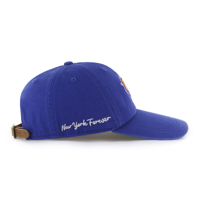 NEW YORK KNICKS CHAIN SIDE STITCH '47 CLEAN UP LONG VISOR